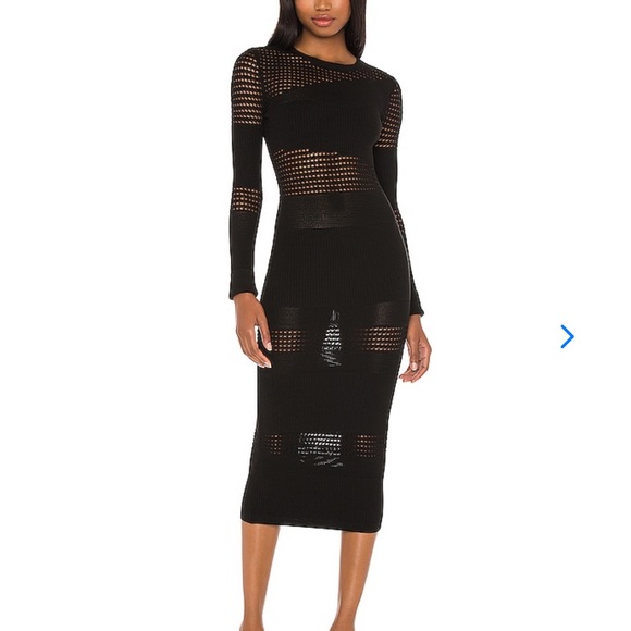 Lovers and Friends Tianna Dress in Black - Picture 1 of 5